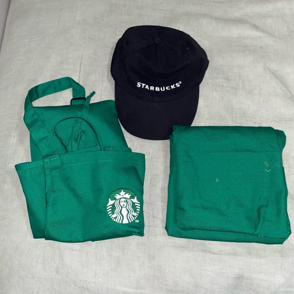 Starbucks Aprons & Hat Set